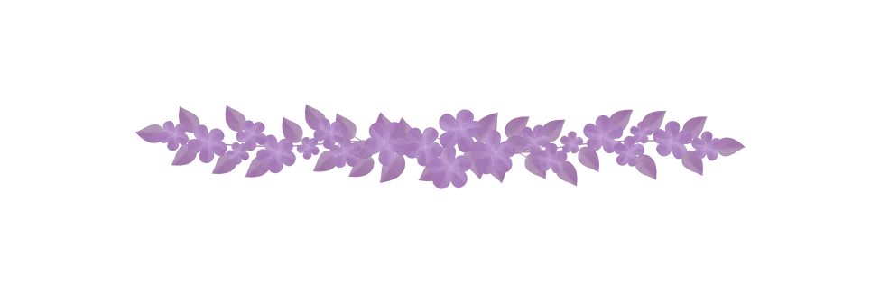 Julia Goldhirsh - Wandering Teacher Books - Fantasy and Enchantment - New Adult and Young Adult Fiction - Purple Flower Vine Divider Large